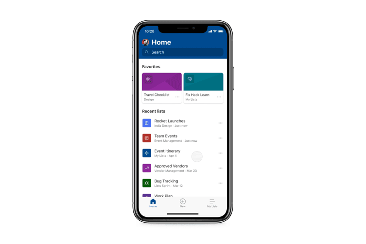 Create and edit all your lists while on the go.