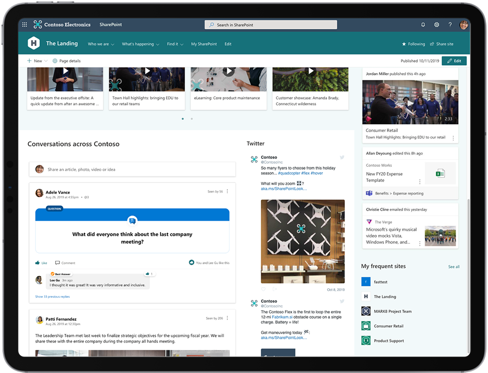 Yammer webpart in SharePoint Home page